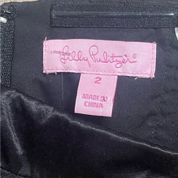 Lilly Pulitzer Black Strapless Evelyn Dress - Picture 7 of 10